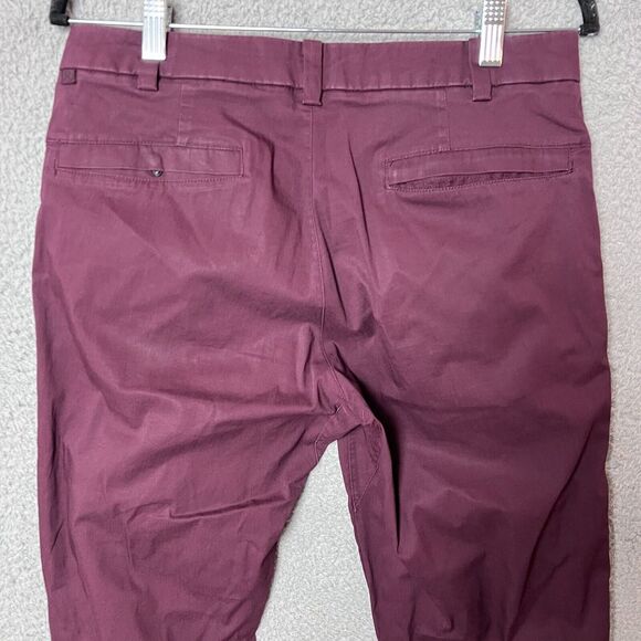 Lululemon Pants Mens 30x33 Red Commission‎ Classic Swift Cotton Performance - Picture 10 of 13